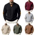 thumbnail image 1 of Afdoent Sweatshirts for Men Crewneck Long Sleeve Sweatshirt Outdoor Sports Casual Pullover Comfortable, 1 of 7