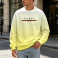 thumbnail image 1 of Afdoent Sweatshirts for Men Gradient Pullover Crewneck Long Sleeve Sweatshirt for Modern Streetwear Comfy, 1 of 5