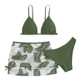thumbnail image 1 of Afdoent Swimsuits For Girls Two Piece Swimwear Bikini With Mesh Cover Up Rash Guard Swimsuits For Youth Cute Vacation Summer, 1 of 7