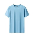 thumbnail image 1 of Afdoent T Shirts For Men Male Reflective Print Quick Silk T Shirt For Sports And Casual Wear Classic Tee, 1 of 4