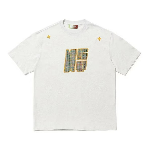 Afdoent T Shirts For Men Male Summer Embroidered Short Sleeve T Shirt Trendy Loose Fit Casual Tee Shirt For Fashion Comfort Tee Shirts