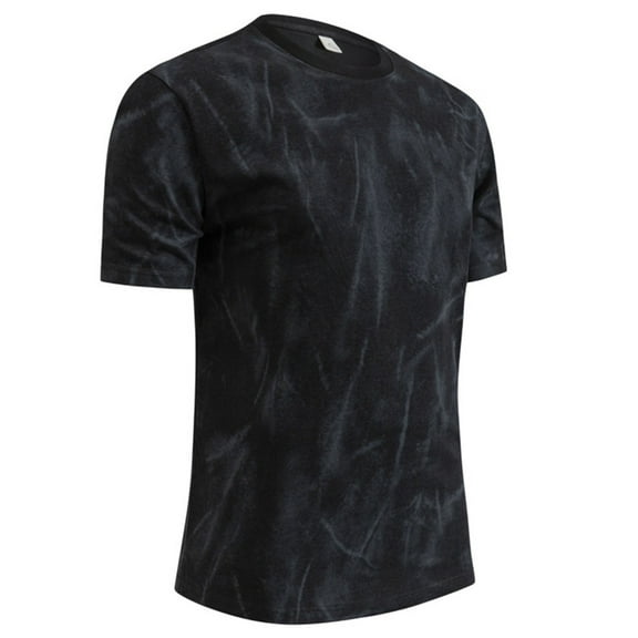 Afdoent T Shirts For Men Male Vintage Tie Dye Gradient Short Sleeve T Shirt Summer Loose Fit Crew Neck Casual Top Comfort Tee Shirts