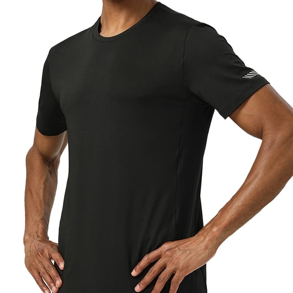 Afdoent T Shirts For Men Male Reflective Outdoor Sports T Shirt Lightweight Breathable Short Sleeve For Running Training Gym Workouts Spring/Summer Edition Soft Comfort Tee Shirts