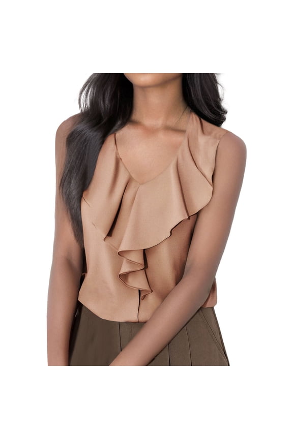 Tank Tops For Women Female Summer Tank Tops Dressy Casual Blouses V Neck Sleeveless Shirts Work Business Outfits Trendy Clothes