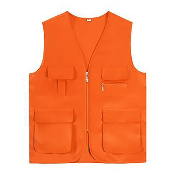 Afdoent Tank Tops Men Jacket Field Pofessional Emergency Field Fishing Multi Pocket Sleeveless Tank Top Beach Daily Wear