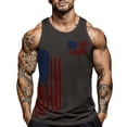 thumbnail image 1 of Afdoent Tank Tops Men Usa Anniversary Graphic Print Tank Top Summer Casual Sleeveless T Shirt For United States Of America Streetwear Comfy, 1 of 4