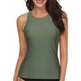thumbnail image 1 of Afdoent Tankini Tops For Women High Neck Tankini Top Bathing Suit Tops For Women Tank Tops Swimsuits Bathing Suits Top Only, 1 of 5
