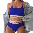 thumbnail image 1 of Afdoent Women's Bikini Sets New Women's Split Swimsuit Bikini Two Piece Swimwear Bathing Suit Vintage Swimwear, 1 of 7