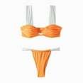 thumbnail image 1 of Afdoent Women's Bikini Sets Womens Lacing Backless Swimwear Summer Two Piece Bikini Swimsuits For Summer Vacation Outfits, 1 of 4
