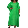 thumbnail image 1 of Afdoent Women's Dresses African Dresses For Fashion Beading Rhinestone Kaftan Maxi Dress Boho Beach Dress, 1 of 5