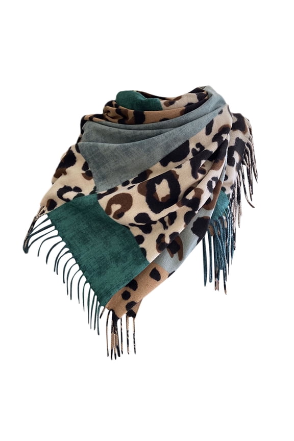 Women's Fall Winter Scarf Ladies 2024 Fashion Leopard Print Scarves Soft Warm Elegant For Autumn Winter Christmas Gifts For Women