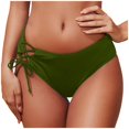 thumbnail image 1 of Afdoent Women's High Waisted Bikini Bottoms Plus Size Swim Briefs Beach Shorts Ruched Bottom Full Coverage Swimsuit Bottom Bathing Suit Bottoms, 1 of 5