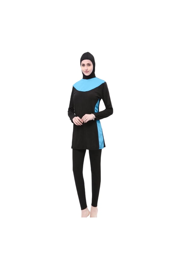 Womens Bikini Sets Long Sleeve Swimwear Upf 50 Sun Hooded Rash Guard With Swim Shorts For Beach Surf Outdoor Activities Bathing Suit For Vacation