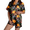 thumbnail image 1 of Afdoent Womens Pajamas Sets Ladies Thanksgiving Turkey Printed Pajama Shorts Set 2025 Sleepwear Classic, 1 of 4