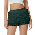 thumbnail image 1 of Afdoent Womens Shorts Cute Ruffle Shorts Sexy Boyshorts Layered Bottoms Sweet Pettipants Leisure, 1 of 4