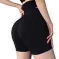 thumbnail image 1 of Afdoent Womens Shorts Women's Yoga Shorts Fashion Casual Seamless High Waisted Lift Summer Running Fitness Shorts Comfortable, 1 of 6