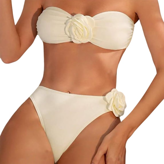 Afdoent Womens Tankini Bathing Suits Stylish Women's Swimwear Tankini Set For Summer Beach With Elegant Floral Design And Versatile Trendy Beach Swimwear