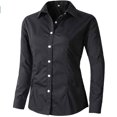 thumbnail image 1 of Afdoent Womens Tops Womens Dress Shirts Long Sleeve Button Down Shirts Solid Work Blouse Elegant, 1 of 3