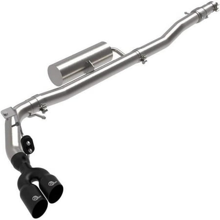aFe Rebel Series 3in 304 SS Cat-Back Exhaust Side Exit w/ Black Tips 19-20 Ford Ranger L4-2.3L (t)