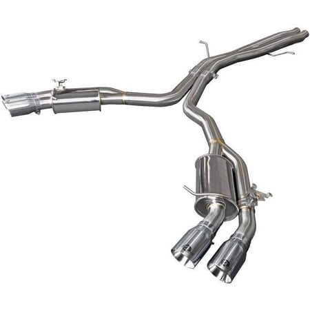 aFe Power Mach Force-Xp 3 In To 2-1/2 In Stainless Steel Cat-Back Exhaust System Polished Audi Rs5 18-20 V6-2.9L (T) 49-36427-P