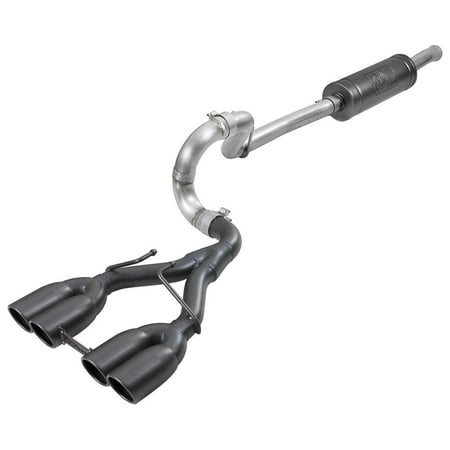 AFE Filters 49-38071-B Rebel Series Cat-Back Exhaust System Fits 18-19 Wrangler