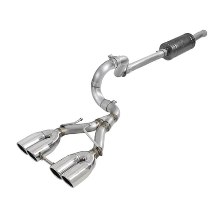 AFE Filters 49-38073-P Rebel Series Cat-Back Exhaust System