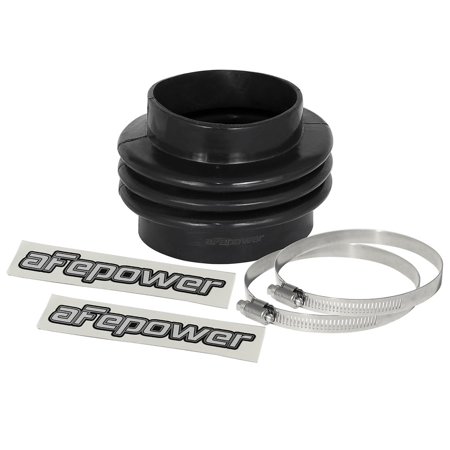 aFe Power Magnum FORCE Cold Air Intake System Spare Parts Kit (3-1/2 IN ID to 3 IN ID x 3-1/2 IN L) Straight Reducing Bellow-Coupler - Black 59-00081