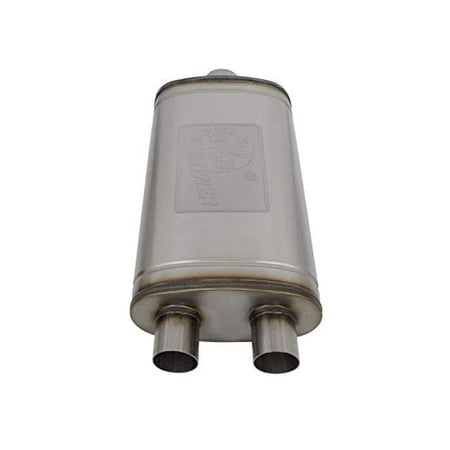 Afe Power EXH Muffler 409 SS; 3 in In/2.5 in Dual Out 5x11x22 in 49M00014