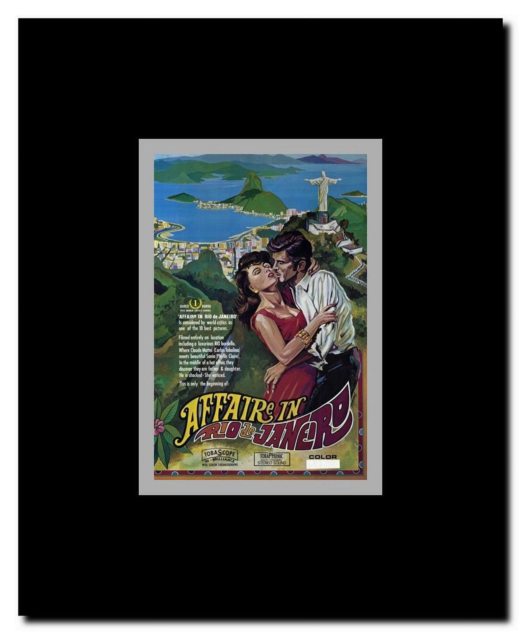Affaire in Rio de Janeiro Framed Movie Poster