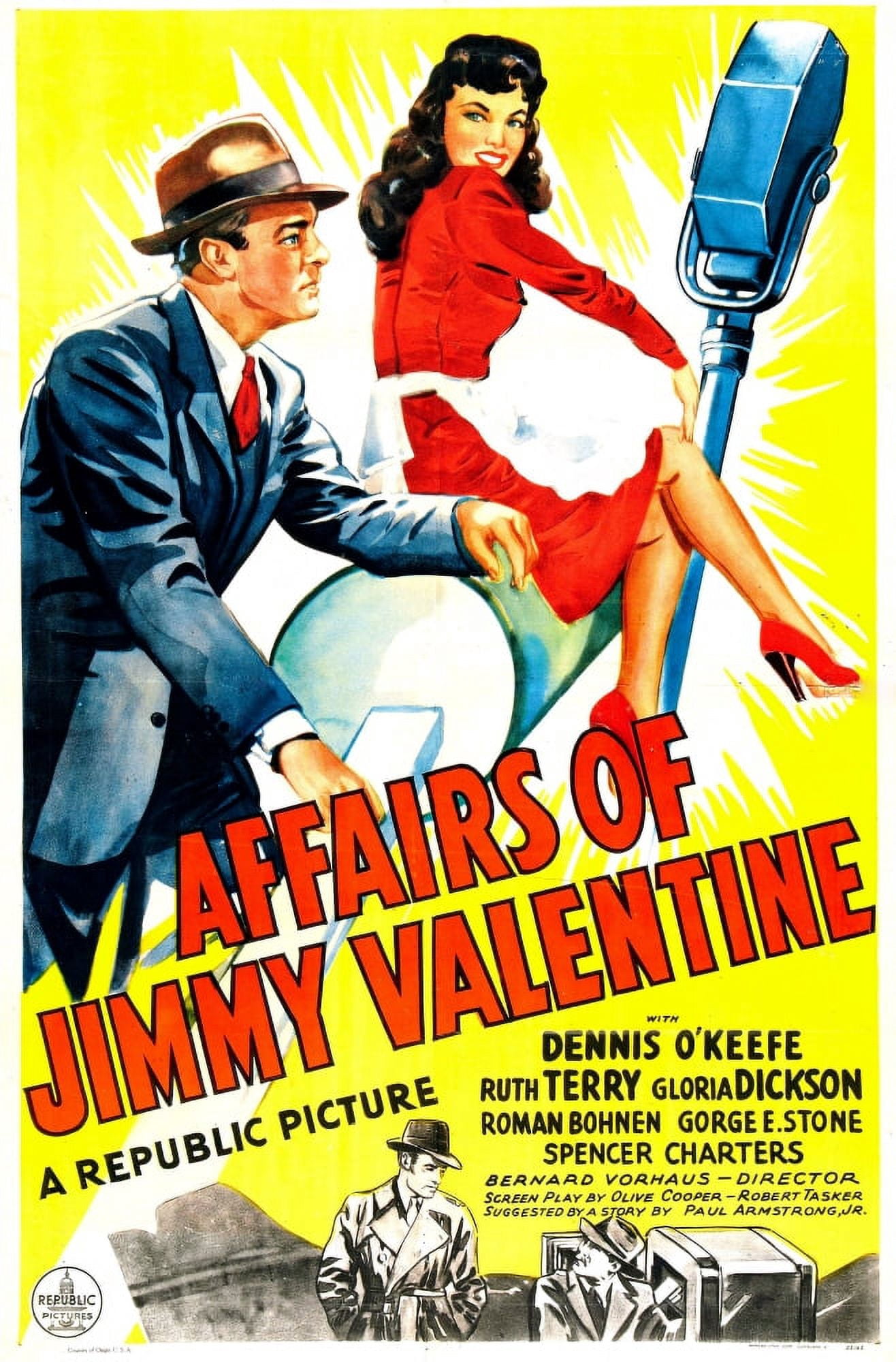 Affairs Of Jimmy Valentine Canvas Art - (11 x 17)