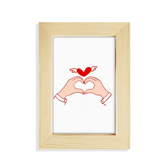Affection Fraternity Compassion Hand Motion Desktop Display Photo Frame Picture Art Painting 5x7 inch