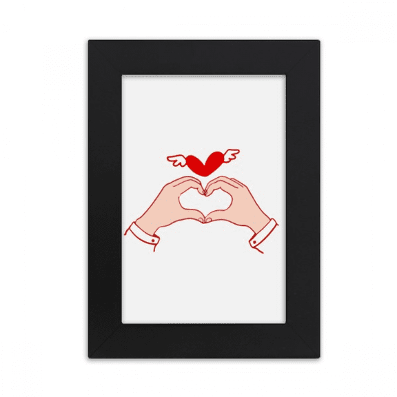 Affection Fraternity Compassion Hand Motion Desktop Photo Frame Picture Display Art Painting Exhibit