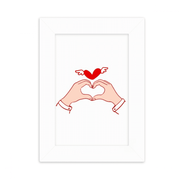 Affection Fraternity Compassion Hand Motion Desktop Photo Frame Picture Display Decoration Art Painting