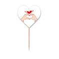 thumbnail image 1 of Affection Fraternity Compassion Hand Motion Toothpick Flags Heart Lable Cupcake Picks, 1 of 3
