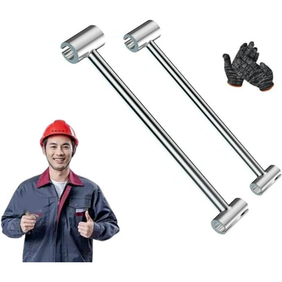 Affectionk, Prosperousk/Arhdcompuly/Onvarious Door Hinge Adjustment Tool, Specializk/Easyfrot Door Hinge Gap Adjustment Tool Residential, Double Headed Seam for Easy Repair (S+L)