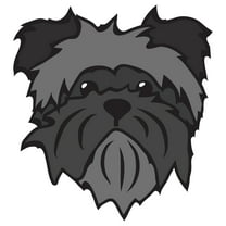 Affenpinscher Decal | Indoor/Outdoor | Dog Lover Super Cute Sticker for SUV Windows, Dorm Rooms, Bedroom, Offices | SignMission personalized gift | 18"