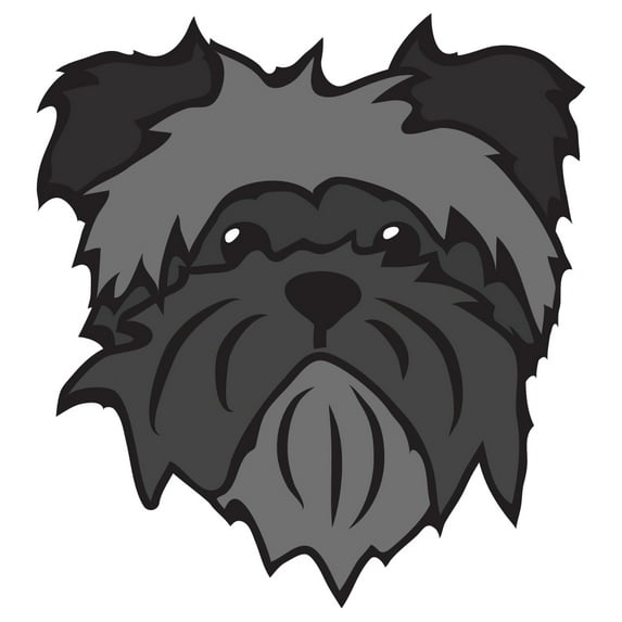 Affenpinscher Decal | Indoor/Outdoor | Dog Lover Super Cute Sticker for SUV Windows, Dorm Rooms, Bedroom, Offices | SignMission personalized gift | 18"
