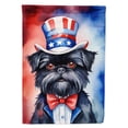 thumbnail image 1 of Affenpinscher Patriotic Garden Flag 11.25 in x 15.5 in, 1 of 5