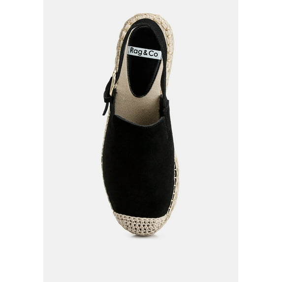 Affie Genuine Suede Slingback Strap Espadrilles