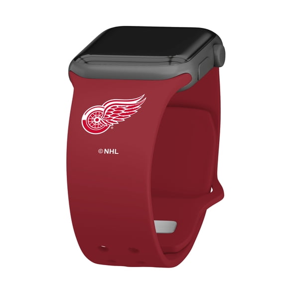 Affinity Bands Detroit Red Wings Logo Silicone Apple Watch Band