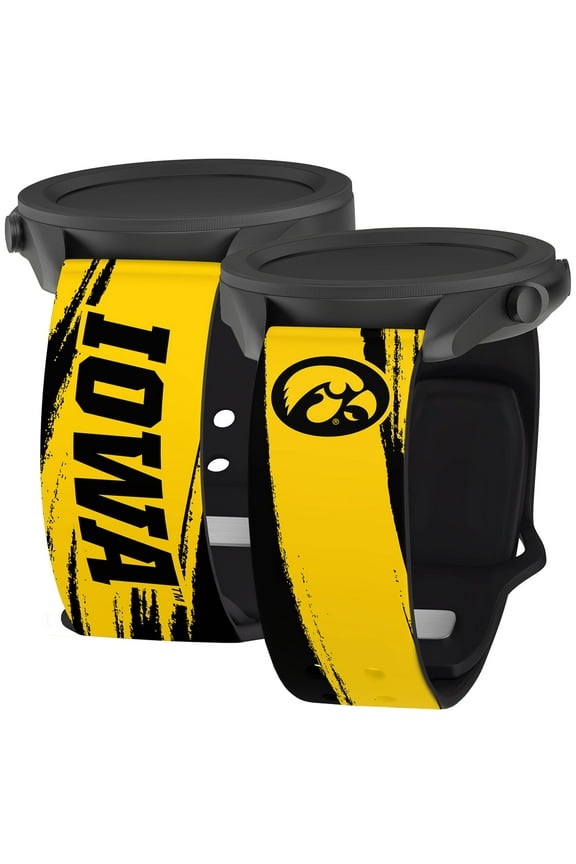 Hawkeyes HD Paint Stripe Unisex Watch Band for Samsung Galaxy Watch 4 - 7 and More, 20mm Long by Affinity Bands