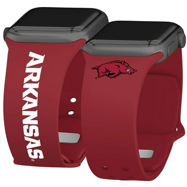 Arkansas HD Iconic Edition Watch Band Compatible with Apple Watch, 38/40/41mm(42mm Series 10) Long by Affinity Bands