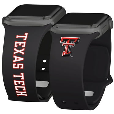 Red Raiders HD Iconic Edition Watch Band Compatible with Apple Watch, 38/40/41mm(42mm Series 10) Long by Affinity Bands