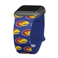 thumbnail image 1 of Kansas HD Repeating Logo Unisex Watch Band for Apple Watch - 38/40/41mm(42mm Series 10/11) Long by Affinity Bands, 1 of 3
