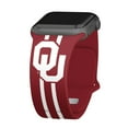 thumbnail image 1 of Sooners HD Stripes Logo Unisex Watch Band for Apple Watch, 38/40/41mm(42mm Series 10) Long by Affinity Bands, 1 of 3