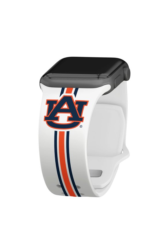 Tigers HD Stripes Logo Unisex Watch Band for Apple Watch, 38/40/41mm(42mm Series 10) Short by Affinity Bands