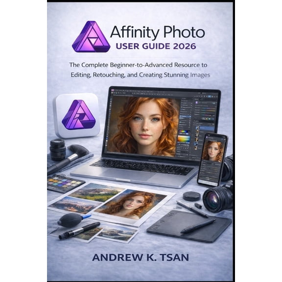 Affinity Photo User Guide 2026: The Complete Beginner-to-Advanced Resource to Editing, Retouching, and Creating Stunning, (Paperback)