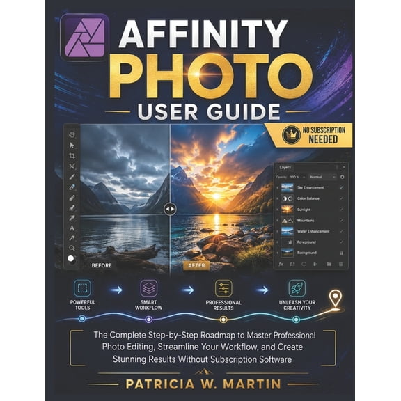 Affinity Photo User Guide: The Complete Step-by-Step Roadmap to Master Professional Photo Editing, Streamline Your Workf, (Paperback)