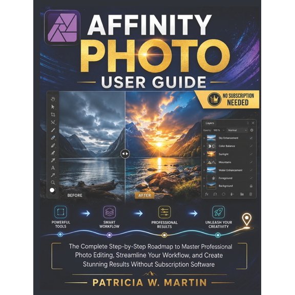 Affinity Photo User Guide: The Complete Step-by-Step Roadmap to Master Professional Photo Editing, Streamline Your Workf, (Paperback)