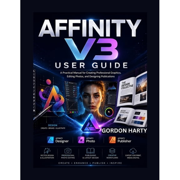 Affinity V3 User Guide: A Practical Manual for Creating Professional Graphics, Editing Photos, and Designing Publication, (Paperback)
